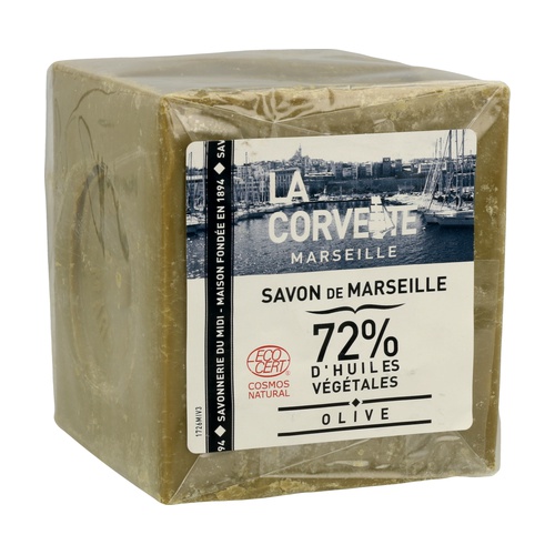 Cube Savon de Marseille Olive - 500 g