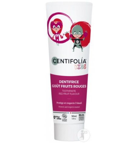 Dentifrice enfants goût fruits rouges Bio - tube 50 ml