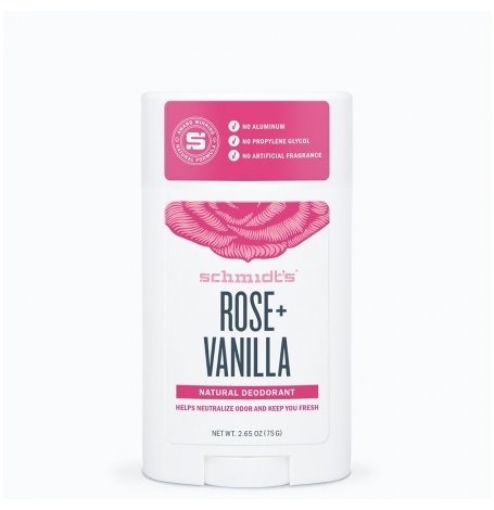 Déodorant Rose Vanille Schmidt's - stick 75 ml