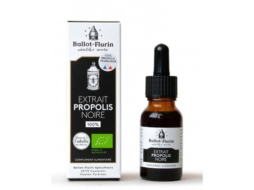 [5946_old] Extrait de Propolis Noire française Bio - 15 ml