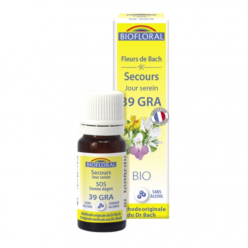 Fleurs de bach Secours Bio - granules