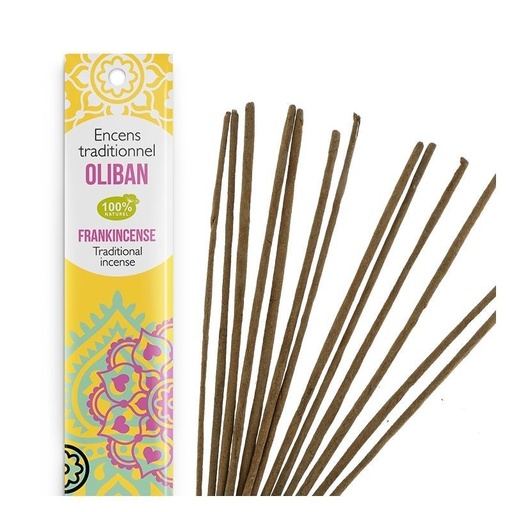 Oliban - Encens Indiens Haute tradition 20 bâtonnets