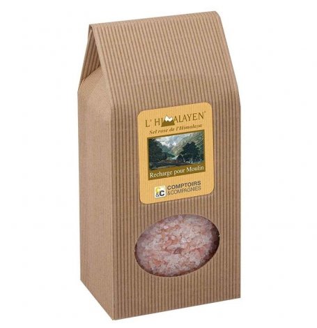 Sel rose de l'Himalaya - recharge de moulin 1 kg