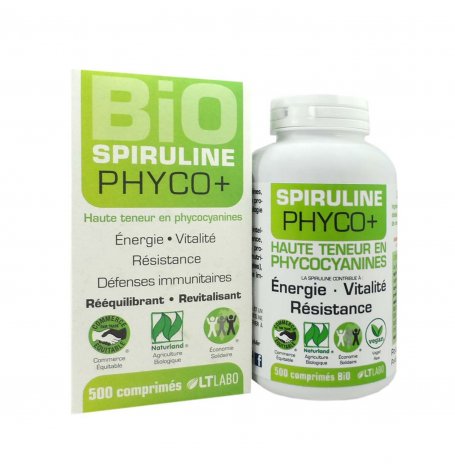 [196_old] Spiruline Bio Phyco + - 500 comprimés