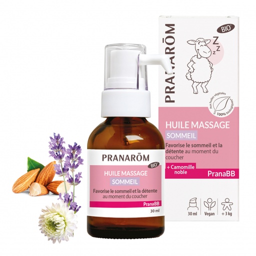 Huile de Massage Bébé Sommeil Bio - 30 ml