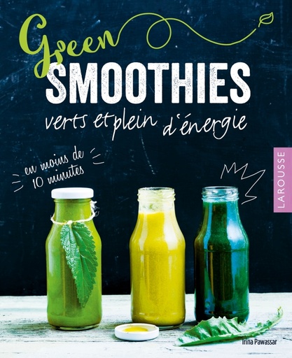 Livre Green smoothies verts et plains d'énergie
