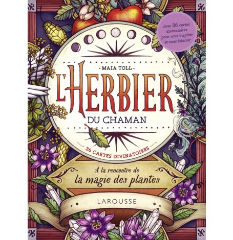 [7497_old] Livre l'Herbier du Chaman + 36 cartes divinatoires