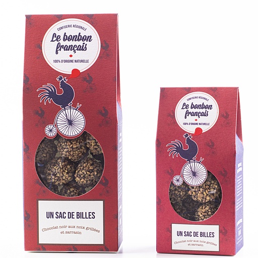 Sac de billes Chocolat noix grillées et sarrasin - 65 g