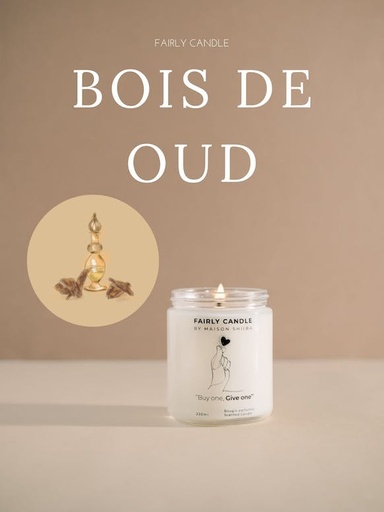 Bougie Bois de Oud Fairly Candle - 110 ml