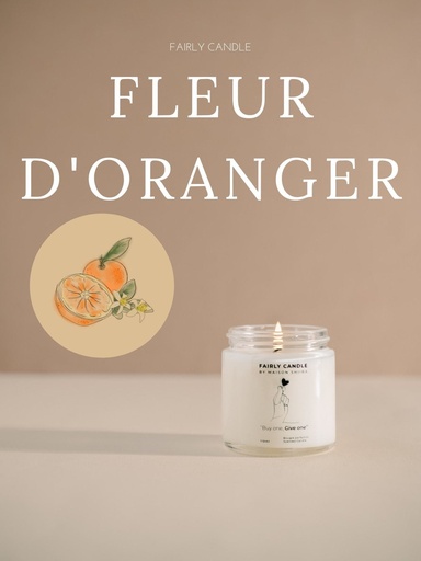 Bougie Fleur d'Oranger Fairly Candle - 110ml
