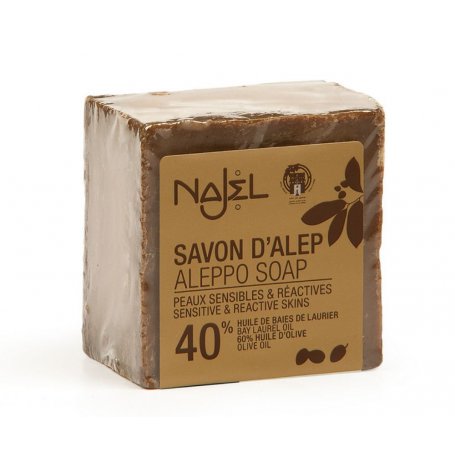 Savon Alep 40% - peaux sensibles et réactives