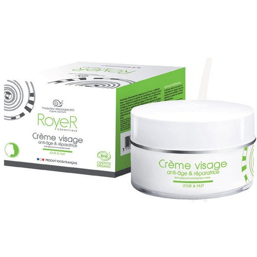 Crème visage à bave d'escargot Bio - pot 50 ml