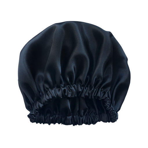 Bonnet en Satin Noir