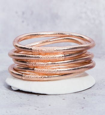 Bracelet Bouddhiste jonc - or ou or rose