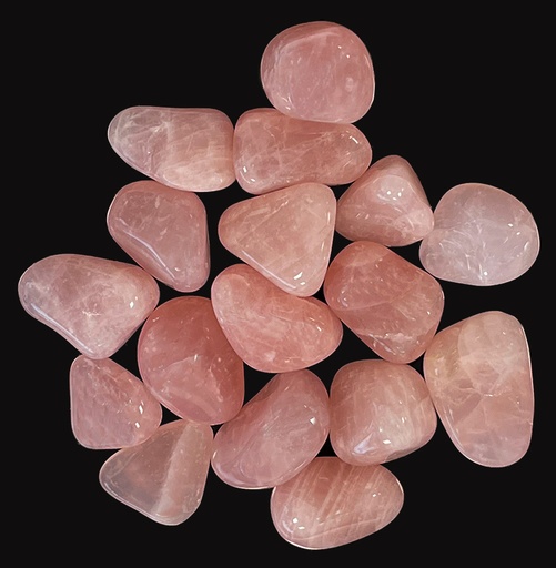Quartz Rose A pierres roulées