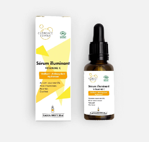 Sérum illuminant à la vitamine C Bio - 30ml