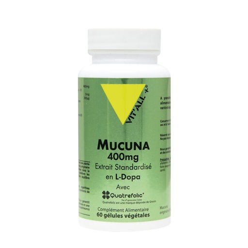MUCUNA PRURIENS 400mg - 60 gélules végétales
