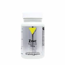 Zinc Bisglycinate 15mg - 100 gélules végétales
