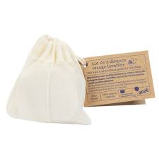 Cotons démaquillants lavables - 6 cm