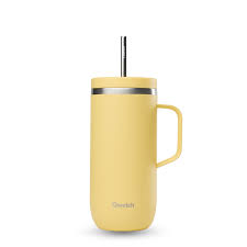 Cold Cup Isotherme Inox avec anse Matt Citron - 600 ml