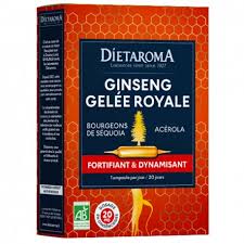 Ginseng Gelée royale Vitamine C - 20 ampoules