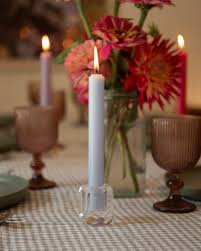 Bougies droites - Bleu Clair