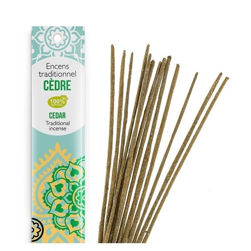 Cèdre - Encens Indiens Haute tradition 20 bâtonnets